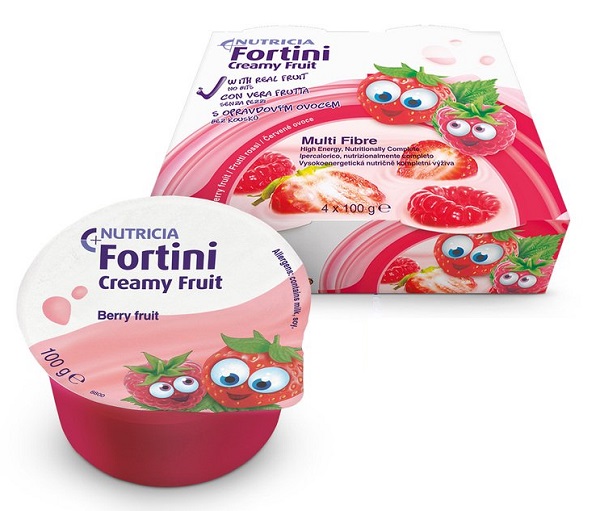 FORTINI CREAMY FRUIT MULTI FIBRE FRUTTI ROSSI 4X100 G - Farmapre