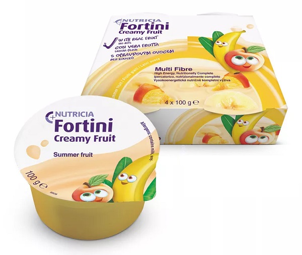 FORTINI CREAMY FRUIT MULTI FIBRE FRUTTI GIALLI 4X100 G - Farmapre