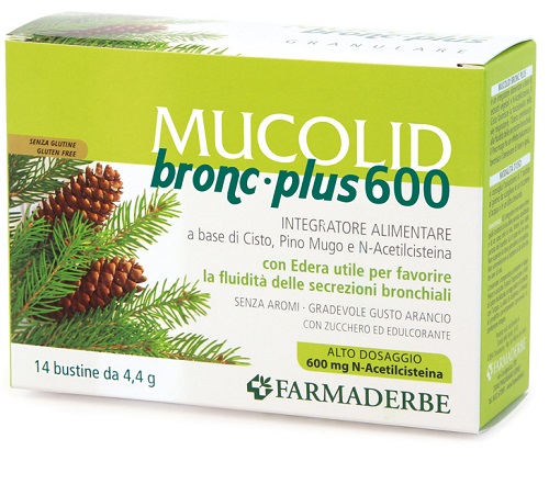MUCOLID BRONC PLUS 600 14 BUSTINE - Farmapre