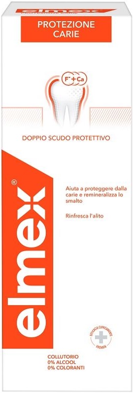 ELMEX PROTEZIONE CARIE COLLUTORIO FLUORURO AMMINICO 400 ML - Farmapre