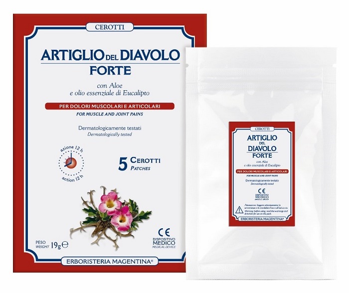 ARTIGLIO DEL DIAVOLO FORTE CEROTTO 5 PEZZI - Farmapre