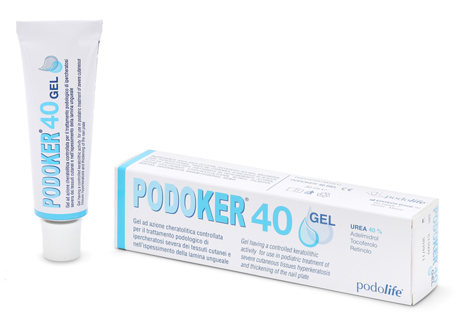 PODOKER 40 GEL AZIONE CHERATOLITICA TUBO DA 30 ML CON APPLICATORE - Farmapre