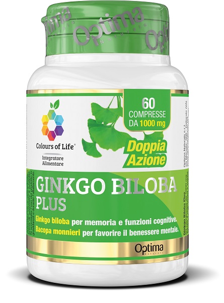 COLORUS OF LIFE GINKGO BILOBA PLUS 60 COMPRESSE 1000 MG - Farmapre