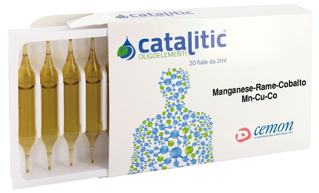 CATALITIC OLIGOELEMENTI MANGANESE RAME COBALTO MN-CU-CO- 20 AMPOLLE - Farmapre