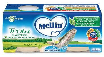 MELLIN OMOGENEIZZATO TROTA 2 X 80 G - Farmapre