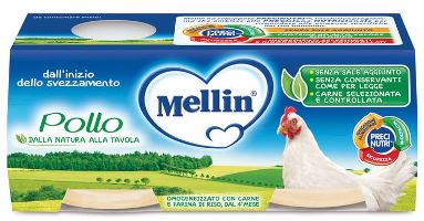 MELLIN OMOGENEIZZATO POLLO 2 X 80 G - Farmapre