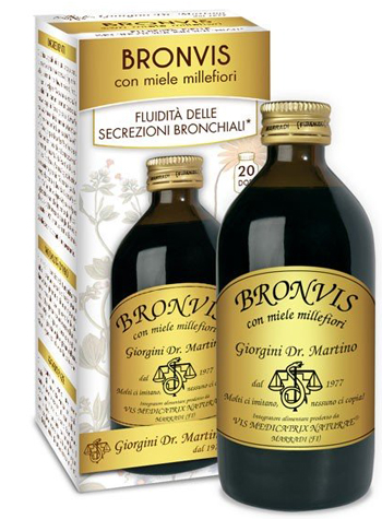BRONVIS CON MIELE MILLEFIORI 200 ML - Farmapre