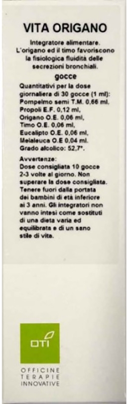 VITA ORIGANO GOCCE 30ML - Farmapre