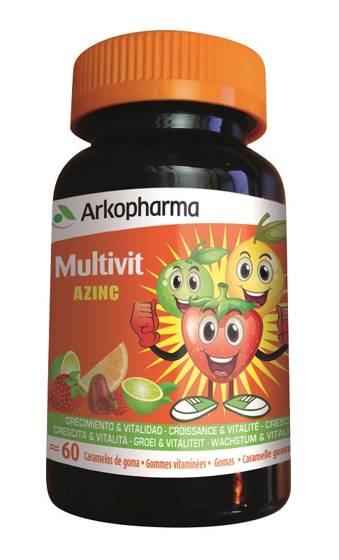 ARKOVITAL MULTIVIT AZINC 60 CARAMELLE GOMMOSE ALLA FRUTTA - Farmapre