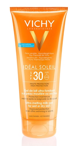 IDEAL SOLEIL GEL WET CORPO SPF30 200 ML - Farmapre