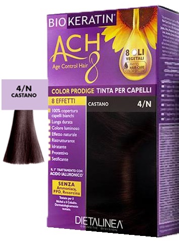 BIOKERATIN ACH8 COLOR PRODIGE 4/N CASTANO - Farmapre