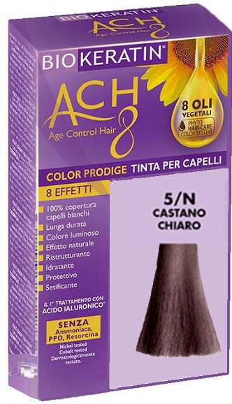 BIOKERATIN ACH8 COLOR PRODIGE 5/N CASTANO CHIARO - Farmapre