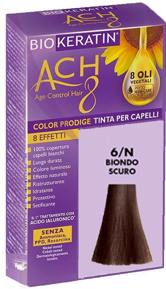 BIOKERATIN ACH8 COLOR PRODIGE 6/N BIONDO SCURO - Farmapre