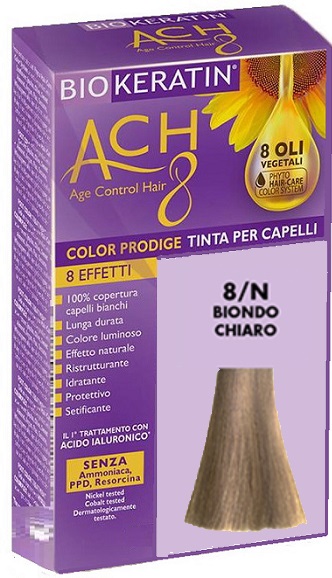BIOKERATIN ACH8 COLOR PRODIGE 8/N BIONDO CHIARO - Farmapre
