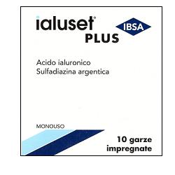 GARZA IMPREGNATA IALUSET FERITE E USTIONI NON INFETTE 10X10 CM 10 PEZZI - Farmapre