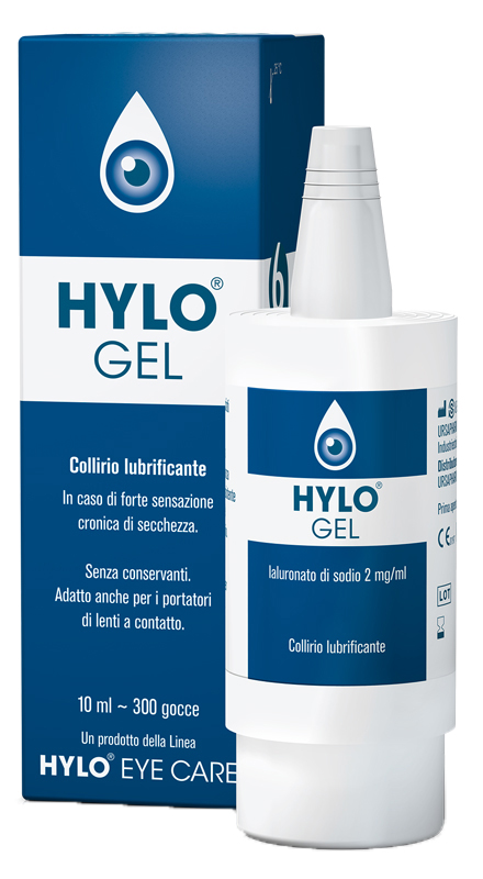 HYLO-GEL COLLIRIO LUBRIFICANTE ACIDO IALURONICO 0,2% 10 ML - Farmapre