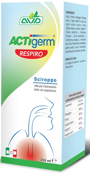 ACTIGERM RESPIRO SCIROPPO 250 ML - Farmapre