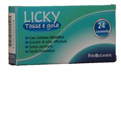 LICKY CARAMELLE ADULTI PER TOSSE E GOLA SENZA ZUCCHERO 70 G - Farmapre