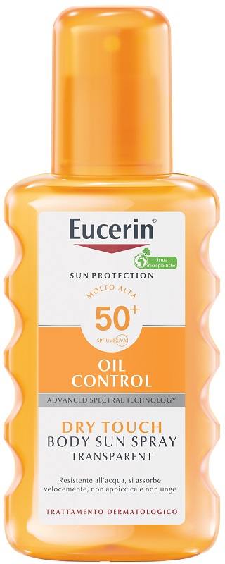EUCERIN SUN SPRAY TRANSPARENT SPF50 200 ML - Farmapre