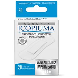 ICOPIUMA CEROTTO TRASPARENTE GRANDE 20 PEZZI - Farmapre