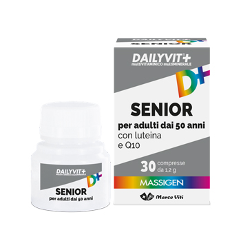 DAILYVIT+ SENIOR MULTIVITAMINICO E MULTIMINERALE 30 COMPRESSE - Farmapre