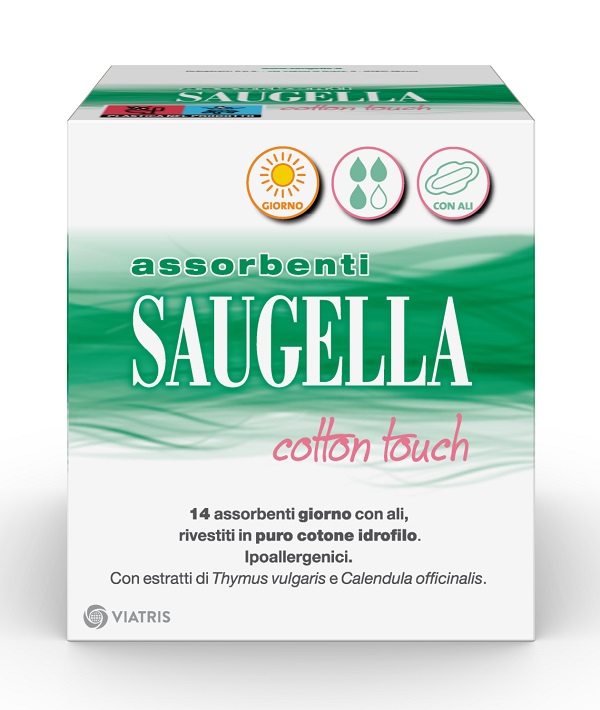 SAUGELLA COTTON TOUCH ASSORBENTI GIORNO 14 PEZZI TAGLIO PREZZO - Farmapre