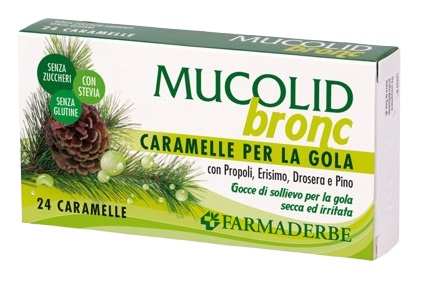 MUCOLID BRONC PROPOLI&PINO 24 CARAMELLE - Farmapre