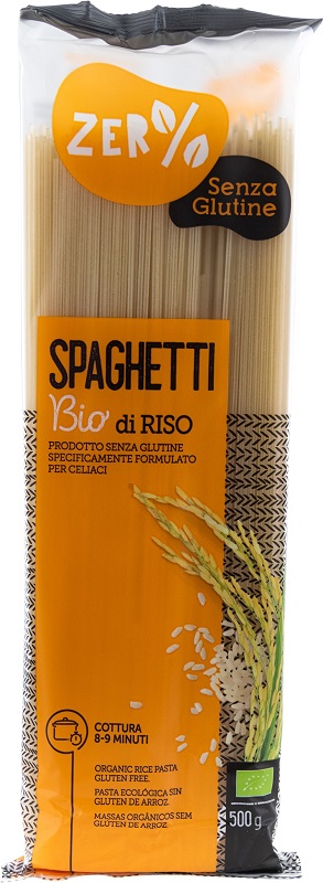 ZERO% GLUTINE PASTA RISO SPAGHETTI SENZA GLUTINE BIO 500 G - Farmapre