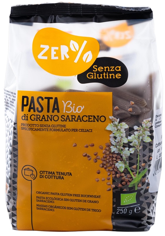 ZERO% GLUTINE PENNE GRANO SARACENO INTEGRALE 250 G - Farmapre