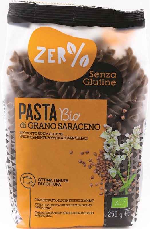 ZERO% GLUTINE FUSILLI GRANO SARACENO INTEGRALE SENZA GLUTINE250 G - Farmapre