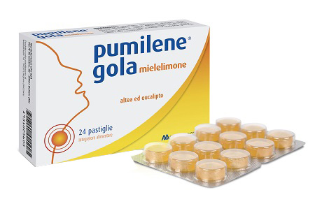 PUMILENE GOLA MIELE LIMONE 24 PASTIGLIE - Farmapre