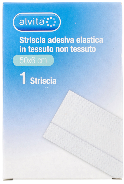 STRISCIA AUTOADESIVA ELASTICA ALVITA TNT 50X6CM - Farmapre