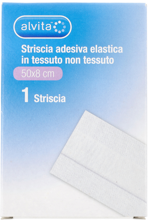STRISCIA ADESIVA ELASTICA ALVITA TNT 50X8CM - Farmapre