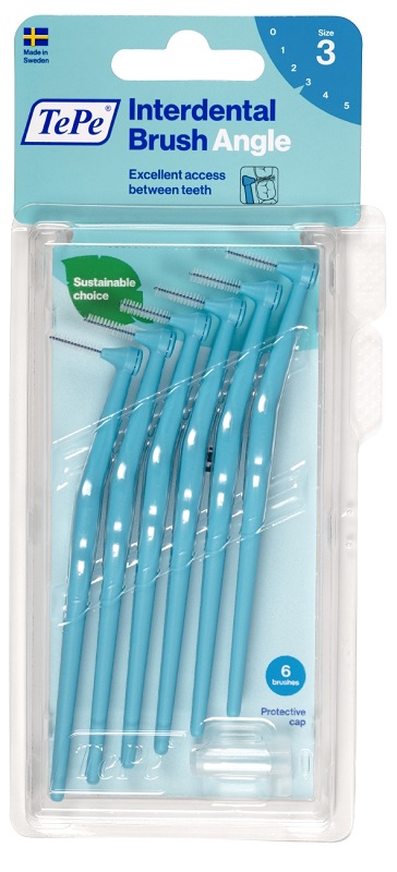 TEPE ANGLE SCOVOLINO BLU 0,6MM 6 PEZZI - Farmapre