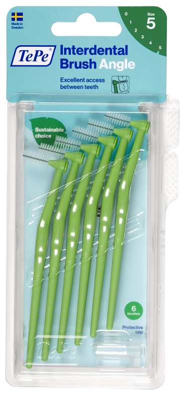 TEPE ANGLE SCOVOLINO VERDE 0,8MM 6 PEZZI - Farmapre