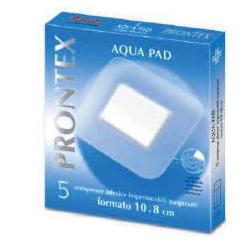 GARZA COMPRESSA PRONTEX AQUA PAD 10X8CM 5 PEZZI - Farmapre