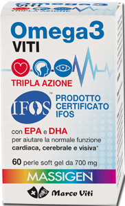 OMEGA3 VITI TRIPLA AZIONE 60 PERLE - Farmapre