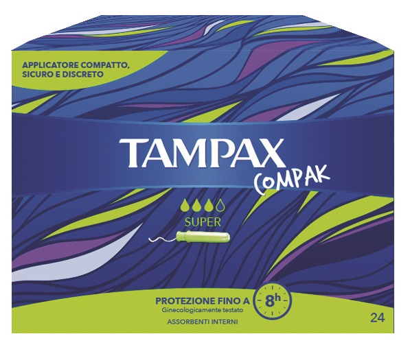TAMPAX COMPAK SUPER 24 PEZZI - Farmapre