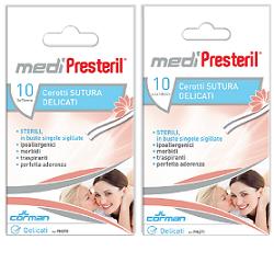 CEROTTO PER SUTURA MEDIPRESTERIL DELICATO TNT 3X75MM 10 PEZZI - Farmapre