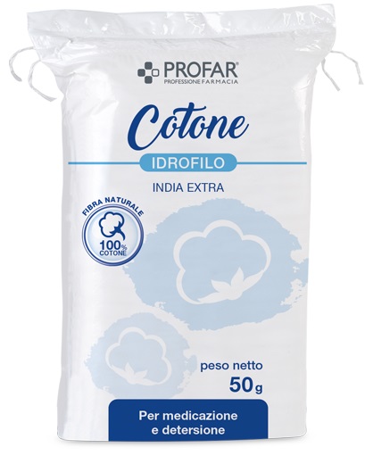 COTONE IDROFILO PROFAR INDIA EXTRA 50G - Farmapre