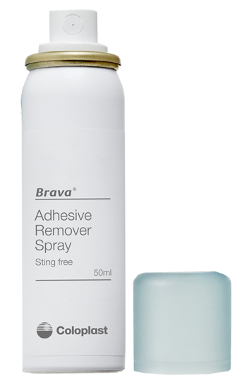BRAVA SPRAY REMOVER PER DISTACCO DOLCE ADESIVI E DISPOSITIVI PER STOMIA 50 ML - Farmapre