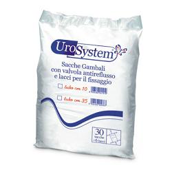 SACCA DI DRENAGGIO DA GAMBA PER INCONTINENZA UROSYSTEM TUBO 35 CM 30 PEZZI - Farmapre