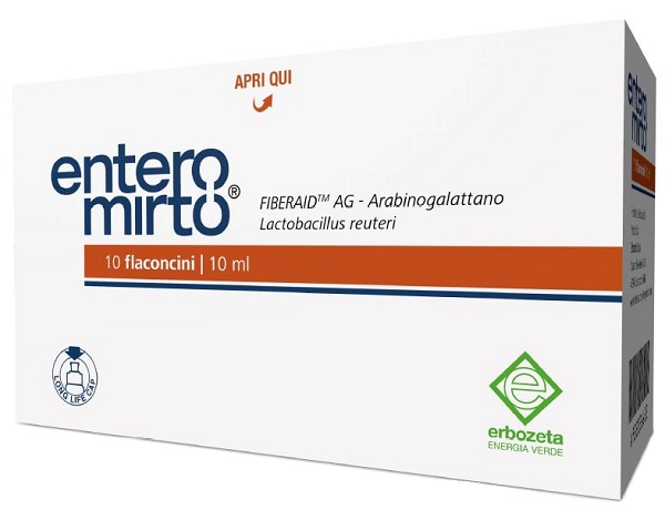 ENTERO MIRTO 10 FLACONCINI DA 10 ML - Farmapre