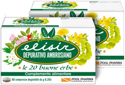 ELISIR DEPURATIVO AMBROSIANO 20 COMPRESSE 5,3 G - Farmapre