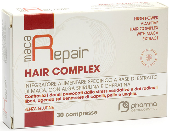 MACA REPAIR HAIR COMPLEX 30 COMPRESSE - Farmapre