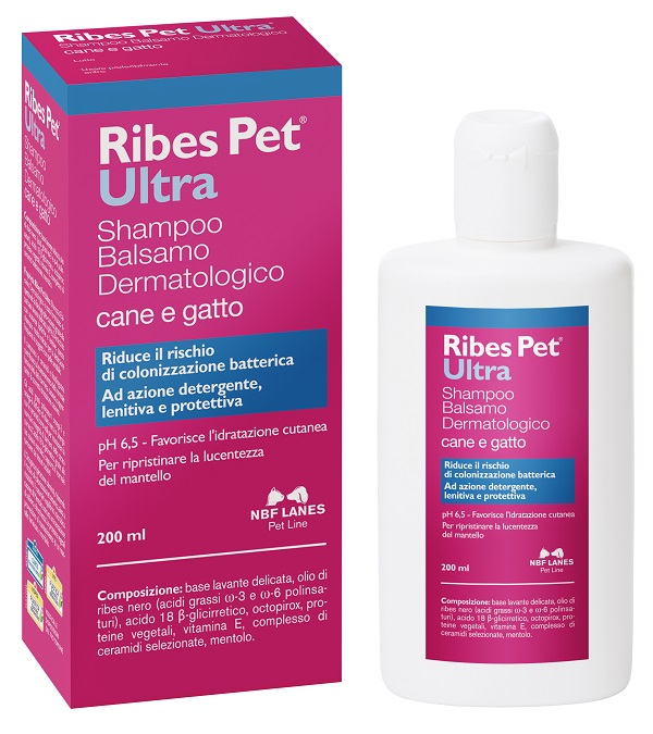 RIBES PET ULTRA SHAMPOO DERMATOLOGICO FLACONE 200 ML - Farmapre