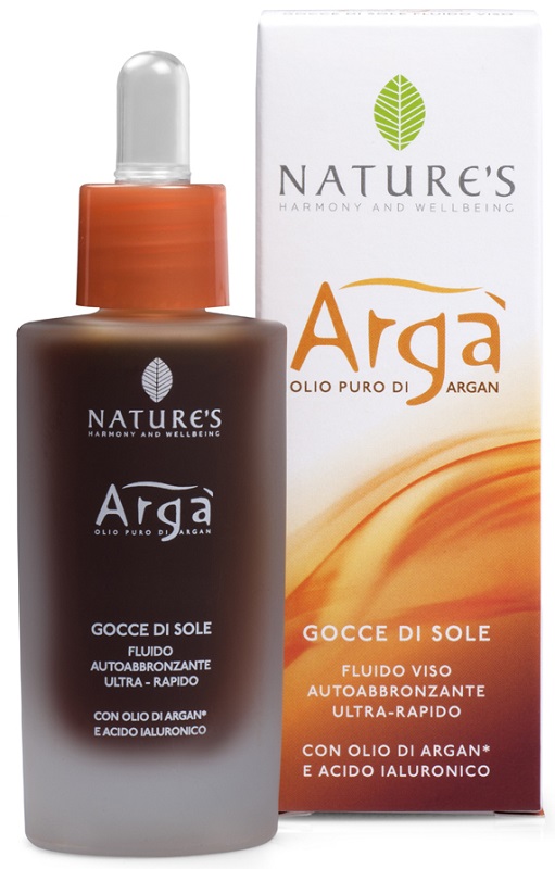 ARGA' GOCCE DI SOLE VISO FLUIDO AUTOABBRONZANTE 30 ML NATURE'S - Farmapre