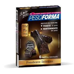 PESOFORMA BARRETTA DOUBLE DARK 6 PASTI 12 X 31 G - Farmapre