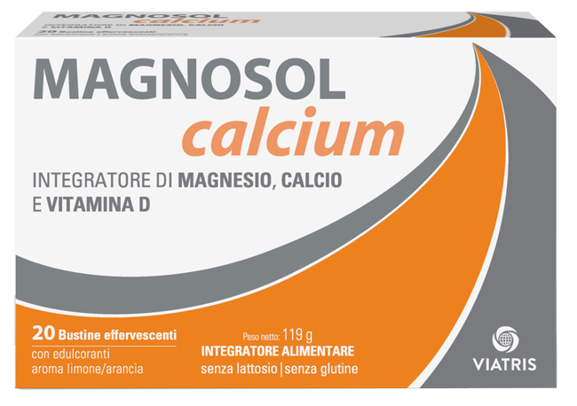 MAGNOSOL CALCIUM POLVERE EFFERVESCENTE 20 BUSTINE - Farmapre