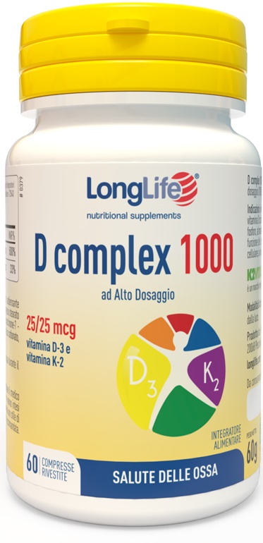 LONGLIFE D COMPLEX 1000 60 COMPRESSE - Farmapre